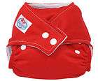 New Baby Red Washable cloth babyland diaper nappy