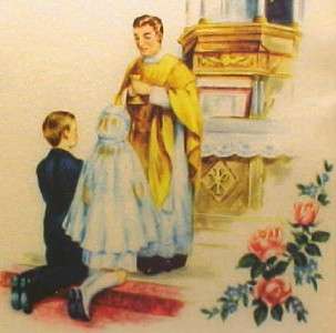 Vintage ON YOUR FIRST HOLY COMMUNION SOUVENIR BOOK Neat  
