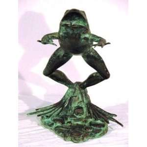   Galleries SRB45039 Jumping Frog Bronze Fountain: Home & Kitchen