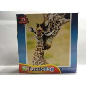  PuzzleBug Mommy and Baby Giraffe 100 Piece Jigsaw Puzzle 
