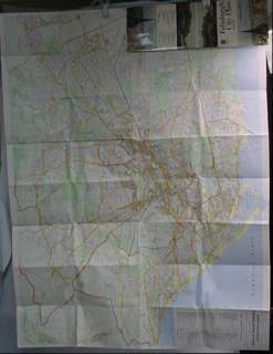 Bartholomew 1979 City Plan Road Map Edinburgh Scotland  