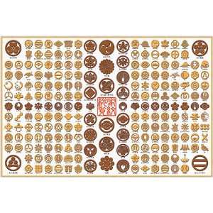  [1000 pieces] Japanese Family Crest Collection Wind Jigsaw 