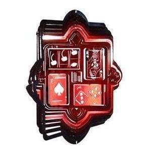   EyCatchers Wind Spinner Black/Red Casino Time: Patio, Lawn & Garden