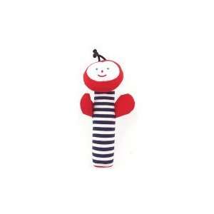   Designs Baby Toy Hand Squeeker Red & Blue Bumble Bee: Toys & Games