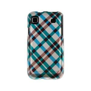   Blue Plaid For Samsung Vibrant Galaxy S 4G Cell Phones & Accessories