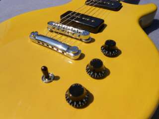 1993 Hamer Special Made in USA TV Yellow double Cutaway with P 90 