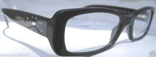 VERSACE Eyeglasses Glasses 3088 B Black GB1 Rhinestone  