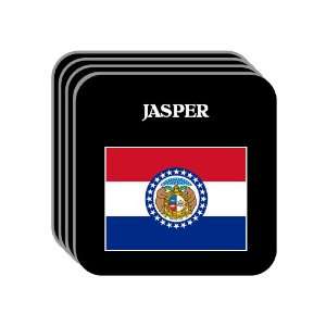 US State Flag   JASPER, Missouri (MO) Set of 4 Mini Mousepad Coasters