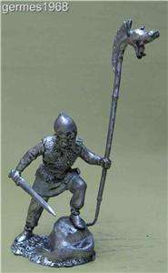 99 Tin 54mmToy Figure Soldier Warrior Norsemen Viking  