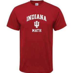   : Indiana Hoosiers Cardinal Red Math Arch T Shirt: Sports & Outdoors