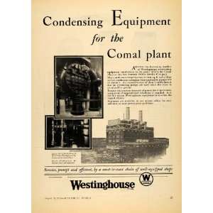 1930 Ad Westinghouse Electric Air Ejector Comal Plant 