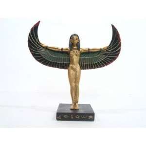 Standing Winged Isis Egyptian Statue 