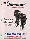 1997 Omc Evinrude Johnson 150 FFI Outboard Service Manual New!
