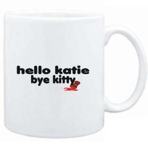    Mug White  Hello Katie bye kitty  Female Names