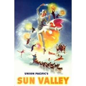  SUN VALLEY   SKI Resort Skiing POSTER