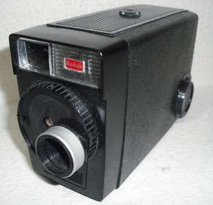  is a vintage 1962 Eastman Kodak Brownie Fun Saver 8mm movie camera 