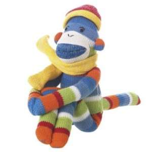   POGO striped Sock Monkey Yarn 14 MONKEEZ Kids Love Him Toys & Games
