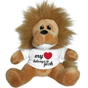  My Heart Belongs To Lion Custom Plush Lion Toys & Games