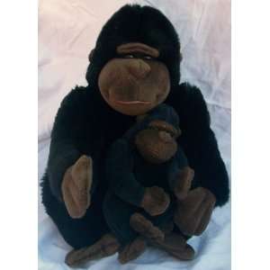  12 Plush Gorilla Monkey and Baby Doll Toy: Toys & Games