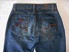 Womens Mecca Femme Distressed Style Stretch Jeans   Size 3/4