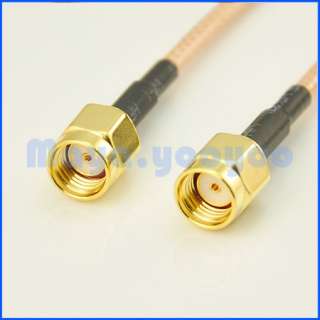 12in RP SMA male to RP SMA plug RF Pigtail Cable RG316  