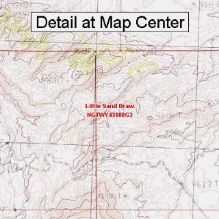   Map   Little Sand Draw, Wyoming (Folded/Waterproof)
