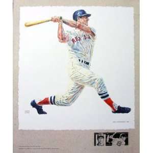  Carl Yastrzemski Boston Red Sox 20 X 24 Lithograph Sports 