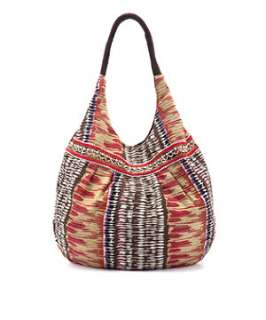 null (Multi Col) Red Tribal Slouch Shoulder Bag  247416699  New Look
