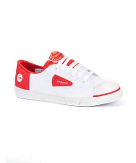 Red (Red) Dunlop Retro Red 1555 Flash Trainer  247716260  New Look