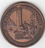 1968 St Bernard LA Sheriffs Posse Mardi Gras Medal  