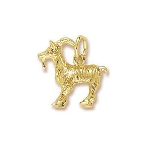    Rembrandt Charms Billy Goat Charm, 10K Yellow Gold Jewelry
