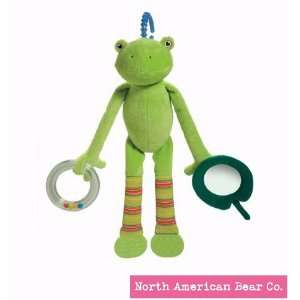  North American Bear Pond Pets Frog Activity Squeaker, Green Baby