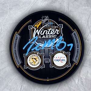   MARTIN Pittsburgh SIGNED 2011 Winter Classic Puck Sports Collectibles
