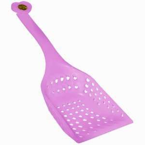 Cats Rule 00579 Perfect Litter Scoop   Pink Petal Round  