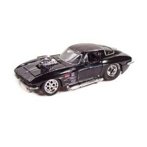  1963 Chevy Corvette Stingray Blown 1/24 Black: Toys 