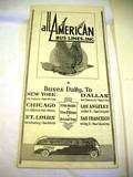 1941 GREYHOUND TRAVEL schedule American Bus Lines maps  