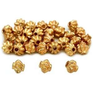  Bali Beads Gold Plated Wholesale Beading 5mm Approx 30 