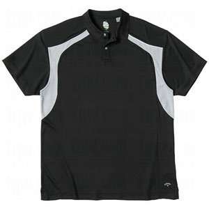 Callaway Mens Big/Tall Textured Block Polo Anthracite 2X Tall  