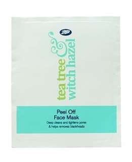 Boots Tea Tree and Witch Hazel Peel Off Face Mask 10ml   Boots