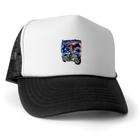 Artsmith Inc Trucker Hat (Baseball Cap) American Steel Eagle US Flag 