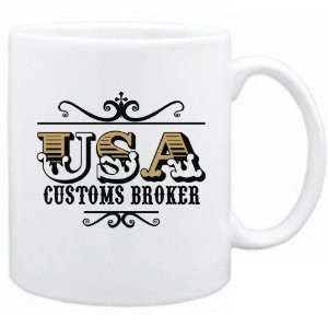  New  Usa Customs Broker   Old Style  Mug Occupations 