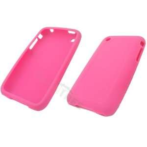  Apple iPhone 3G 3Gs Pink Soft Touch Skin Case Cell Phones 