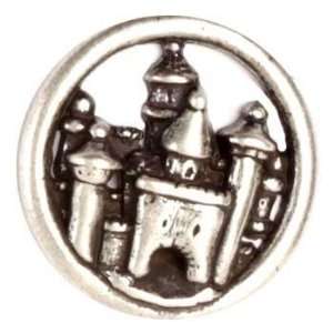  Metal Button 1 3/8 Carcassone Antique Nickel By The 