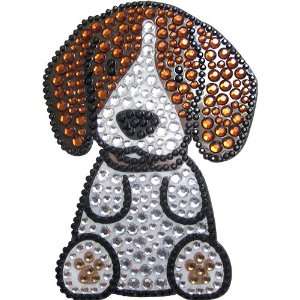  Beagle Dog   Love Your Breed Rhinestone Stickers: Cell 