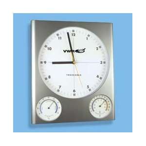 VWR CLOCK TRACEABLE TEMP/HUMDT   VWR Thermometer/Hygrometer Wall Clock 