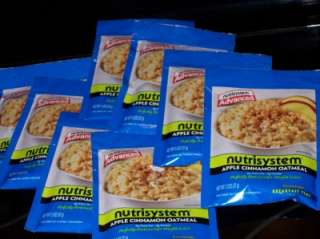Nutrisystem Advanced Apple Cinnamon Oatmeal cereal breakfast diet food 