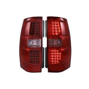  AnzoUSA 221210 Red/Clear Taillight for Chevrolet Suburban 