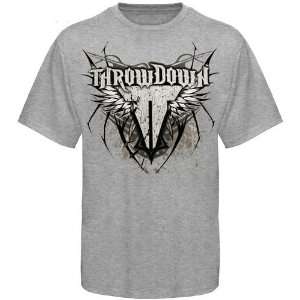  Throwdown Silver Cracked T shirt