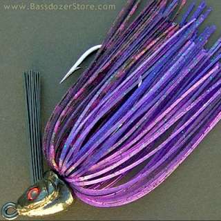 Bassdozer Alabama Jig ~ 1/2 oz ~ Australian Purple  