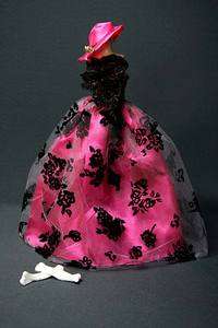 ED1032 BN Pink Black Evening Party Dress for Barbie FR GTC  